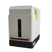 Machine de marquage laser à fibre entièrement miniaturisée avec boîtier de protection, graveur laser à fibre pour métal et plastique