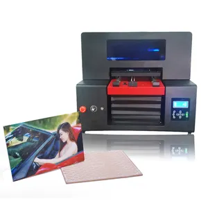 Micolorprint Mesin Cetak Uv 1440Dpi, Kecepatan Tinggi untuk Hadiah Natal Botol Mug Silinder Putar Printer Uv A3