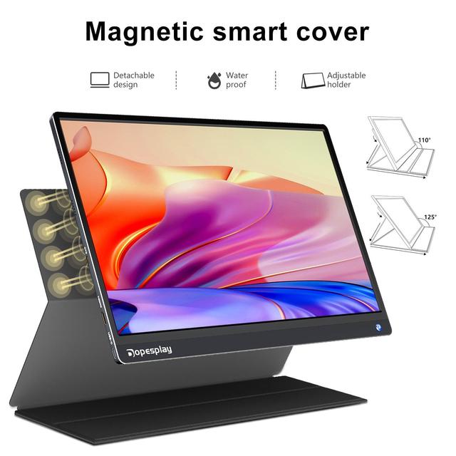 15.6 Inch UHD 4K Portable Monitor IPS Touchscreen Built-in Battery USB Interface for Laptop PC Gaming
