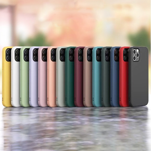 Newest Products 2026 Colorful Soft 1.5mm Frosted Matte Tpu Phone case for iphone 17 16 15 14 13 12 11 Pro Max X Xs/xs Max  case
