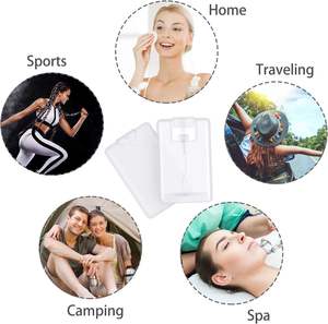 Flacon vaporisateur de poche format carte de crédit en PP, personnalisable avec logo, blanc, bleu, pêche, jaune, rose, violet, 5ml/10ml/15ml, pour alcool, 100 pièces - Product Image 4