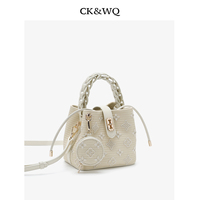 Nouveaux arrivages : Sacs à main pour femmes, sacs de créateurs, sacs à bandoulière pour femmes avec broderie trèfle à quatre feuilles, sac seau à cordon, sac bandoulière