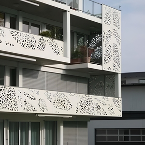 Panneau perforé en aluminium anodisé, design industriel pour murs-rideaux extérieurs, anti-corrosion - Product Image 6