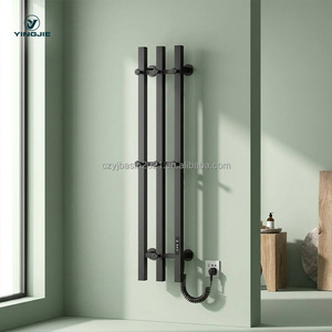 Toallero Eléctrico Inteligente Minimalista Vertical Cuadrado, Radiador de Fibra de Carbono de 120W con Pantalla Digital Inteligente - Product Image 1
