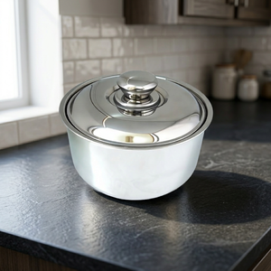 Glossy Classic Stainless Steel Leak-Proof 2-Layer Eco-Friendly Portable Freshness-Preserving Food-Safe Silicone Lids Lunch - Product Image 2