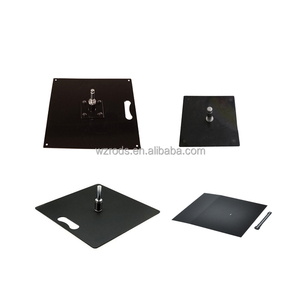 Weihai WZRODS Base carrée en acier avec adaptateur de broche pour l'affichage du drapeau intérieur et le support publicitaire - Product Image 2