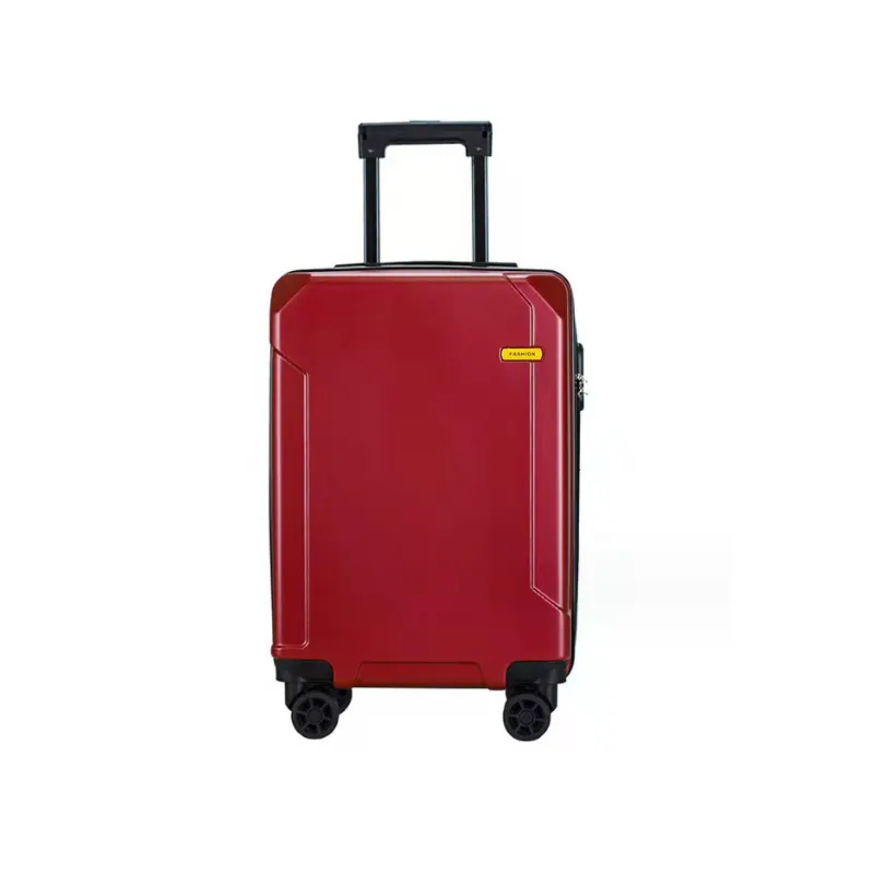 Yeni tasarım temizle fermuar arabası bavul taşınabilir yetişkin moda bagaj ile çıkrık tekerlekli çanta