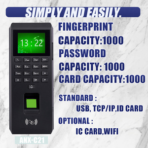 Sinh Trắc Học Máy quét dấu vân tay & đầu đọc thẻ RFID kiểm soát truy cập an ninh Hệ thống khóa cửa văn phòng trường máy chấm công - Product Image 3