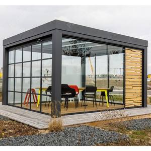 Gazebo impermeable motorizado <span class=keywords><strong>4x3</strong></span> al aire libre <span class=keywords><strong>pérgola</strong></span> <span class=keywords><strong>toldo</strong></span> jardín <span class=keywords><strong>toldo</strong></span> persiana Kits sistema de techo <span class=keywords><strong>pérgola</strong></span> de aluminio bioclimático - Product Image 6