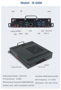 Nuevo Mini <span class=keywords><strong>PC</strong></span> I3 I5 I7 Generación 4th 6th 8th 10th 11th 12th 13th 14th Ram 8G o 16G Almacenamiento 256G 512G Ssd 80 Pines <span class=keywords><strong>OPS</strong></span> para pantalla - Product Image 5