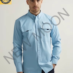 เสื้อยืดตกปลาแบบสั่งทำพิเศษสำหรับกิจกรรมกลางแจ้งสมรรถนะสูง เสื้อตกปลาแขนยาวแบบถักลายซับลิเมชั่นสำหรับตกปลาชายทะเล - Product Image 3