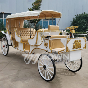 Carroza Turística Eléctrica Clásica ZOWN, Carro Real sin Caballos, con Batería, para Zonas Turísticas, Resorts, Bodas y Celebraciones - Product Image 3