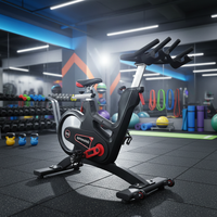 Bicicleta de Spinning Comercial para Interiores |   Bicicleta de Ejercicio Cardiovascular de Acero Resistente, Capacidad de 400 lb, Garantía de 3 Años, Equipo de Ejercicio para Gimnasio