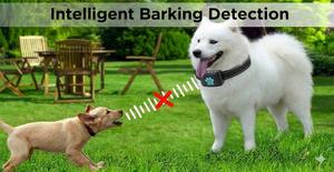 <span class=keywords><strong>Collier</strong></span> anti-aboiement rechargeable sans choc <span class=keywords><strong>pour</strong></span> l'entraînement des chiens, avec réglage de la sensibilité et de l'intensité, signal sonore et vibration, <span class=keywords><strong>pour</strong></span> chiens de petite, moyenne et grande taille - Product Image 3