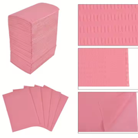 125 pièces/sac usine en gros rose Nail Art jetable tapis de Table papier professionnel manucure outil Nail Art papier tampons