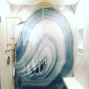 Giả Nhân Tạo Bán Quý Đá Xanh Mã Não Trang Trí Tường Thủy Tinh - Product Image 5