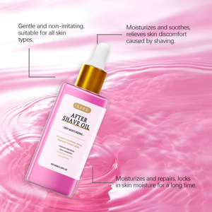 Huile après-rasage douce fraise vanille pour <span class=keywords><strong>femme</strong></span>, marque privée OEM, pour apaiser et hydrater, sérum de rasage pour prévenir les poils incarnés - Product Image 4