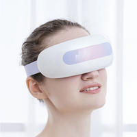Appareil de massage oculaire chauffant pour les cernes, soin de la peau du visage, hydratant, masque de massage oculaire vibrant pour un usage domestique, beauté