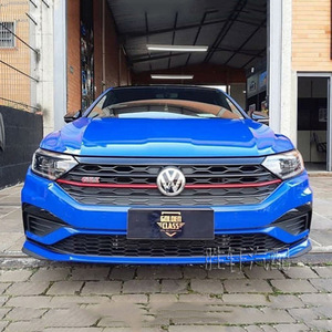 Parrilla Delantera para Volkswagen Jetta 2019 GLI, Estilo Panal de Abeja, Parachoques Superior de Plástico ABS, Mejora de Diseño - Product Image 5