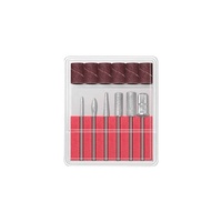 Lot de 6 accessoires populaires pour lime à ongles électrique – Disques de polissage pour manucure et élimination des peaux mortes