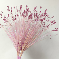 LE-499 Prix usine 70cm 180-200 fourches Herbe de paon artificielle, Herbe artificielle faite à la main effet feu d'artifice pour arrangements floraux événementiels et de fête