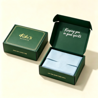 Caja de Ropa Corrugada Plegable Reciclable, Caja de Embalaje para Regalos con Impresión Personalizada, Caja de Envío Plegable con Logotipo
