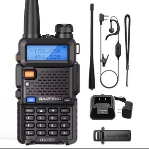 Baofeng UV-5R 8W Talkie-walkie double bande avec batterie 3800 mAh, IP54, anti-interférence et balayage des canaux - Product Image 4