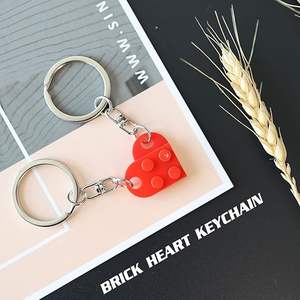 Cadeaux assortis <span class=keywords><strong>pour</strong></span> couples, porte-clés en forme de cœur rouge, porte-clés assortis <span class=keywords><strong>pour</strong></span> couple, cadeaux de la Saint-Valentin <span class=keywords><strong>pour</strong></span> petit ami, petite amie - Product Image 4
