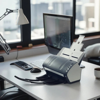 Scanner de Fi-7160 portable à grande vitesse Fujitsu USB 2.0 Caméra d'examen à haute résolution Scanner de documents ADF à feuille duplex