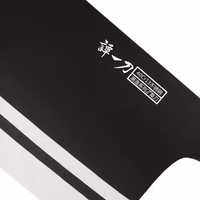 Couteaux tranchants chinois de couperet de viande d'acier inoxydable de couteau de coupe de 8 pouces pour la cuisine avec la Surface noire d'oxydation