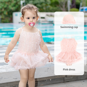 Maillot <span class=keywords><strong>de</strong></span> <span class=keywords><strong>bain</strong></span> une pièce Swimbobo pour bébés filles, écologique, respirant, séchage rapide, en jean, couleur unie, rayé, pour tout-petits - Product Image 5