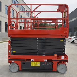 Plataforma Elevadora de Tijera Eléctrica KCCL, Altura Máxima de 13.8 m, Capacidad de 227 kg, Autopropulsada, Hidráulica, de Acero Aleado, 2500 mm - Product Image 1