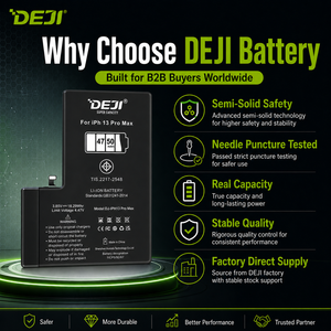 <span class=keywords><strong>Batterie</strong></span> semi-solide DEJI OEM ODM pour <span class=keywords><strong>iPhone</strong></span> 13 Pro Max, logo personnalisé, marque privée, fournisseur en gros - Product Image 5