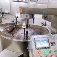 Mélangeur alimentaire industriel en acier inoxydable de 300 L avec agitateur, multifonctionnel, haute productivité
