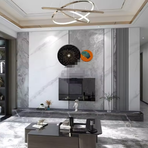 Fondo de <span class=keywords><strong>TV</strong></span> de lujo líneas estereoscópicas Papier Peint Marbre para decoración de pared de sala de dibujo - Product Image 3