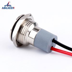 ไฟแสดงสถานะ LED โลหะ 3 สี ขนาด 5 มม. พร้อม <span class=keywords><strong>ECE</strong></span>, ไฟสัญญาณ 12V กันน้ำ ขนาด 20 มม. 22 มม. ไฟแสดงสถานะอุปกรณ์ RGB - Product Image 4