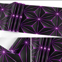 MOI Moderne 3D Auto-adhésif Papier Peint Flash Réfléchissant Peel and Stick Papiers Peints pour Fond KTV Lieu de Divertissement
