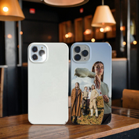 Housse de téléphone 2in1 Luxury TPU PC Coated pour 14 Plus 13 Pro Max 13 pour Xiaomi 3D Blank Film Sublimation DIY Mobile Phone Case