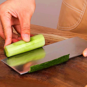 Cuchillo de cocina doméstico con forja martillada, se puede utilizar tanto para rebanar como para picar, cuchillo de chef multifuncional, no - Product Image 3