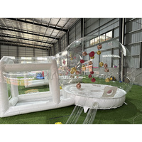 Vente flash : Maison à bulles gonflable, maison à ballons gonflable avec trampoline