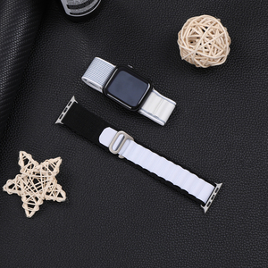 Correa de reloj deportivo blanca con lazo de nailon para Apple Watch Ultra 2 bandas 49mm banda para IWatch Series 10 9 8 7 38 40 41 42 44 45 46 mm - Product Image 6