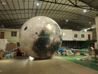 Globe terrestre géant en PVC gonflable éclairé par LED, modèle publicitaire, ballon de la Terre, de la Lune, de Mars, du Soleil, de Vénus, de Mercure, de Saturne