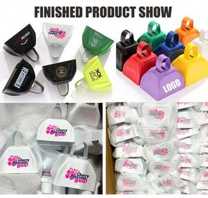 10 inch tùy chỉnh cầm tay cowbells bò chuông với xử lý Bộ gõ bò chuông - Product Image 3