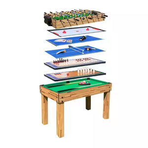 Gran oferta de alta calidad, precio directo de fábrica, 10 en 1, mesa de juegos multifunción de 4 pies a la venta - Product Image 1