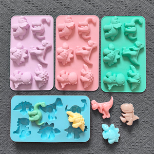 Molde <span class=keywords><strong>de</strong></span> Silicona 3D <span class=keywords><strong>de</strong></span> <span class=keywords><strong>Dinosaurio</strong></span> con 6 Cavidades para <span class=keywords><strong>Fondant</strong></span>, <span class=keywords><strong>Pastel</strong></span>, Chocolate, Caramelos, Velas, Jabón, Manualidades, Decoración <span class=keywords><strong>de</strong></span> Pasteles - Product Image 1