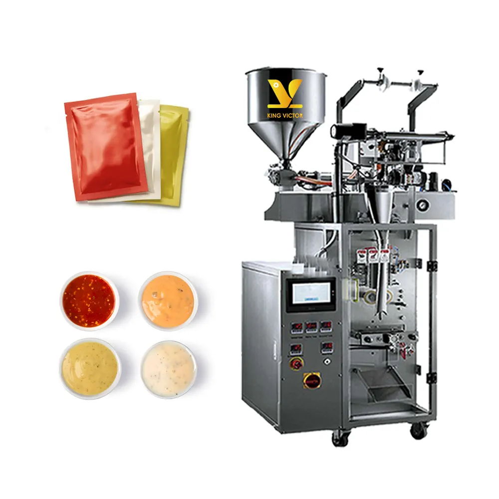 Professional designed automatic ketchup tomato sauce filling packing machine price
