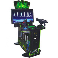 42 "LCD Aliens Extermination Coin Machine Operated Simulator Arcade Screen Shooting Game