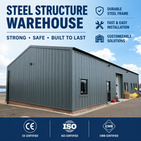 Bâtiments en structure métallique préfabriquée moderne à faible coût, ateliers et entrepôts modulaires en acier