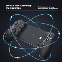 Mechenike GP5 pengontrol Joystick Gaming Linear, Gamepad 6 sumbu somato sensor Mode ganda getaran ganda dan aula