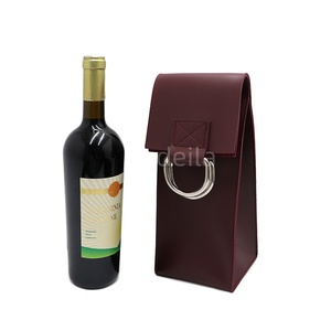 PU da chai rượu vang tàu sân bay Tote Túi RTS Whisky mát túi với người giữ quà tặng để thực hiện và lưu trữ các loại rượu vang yêu thích của bạn - Product Image 6